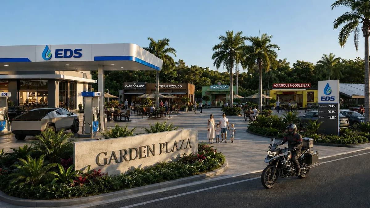 Garden Plaza, la zona comercial sobre la Vía al Mar