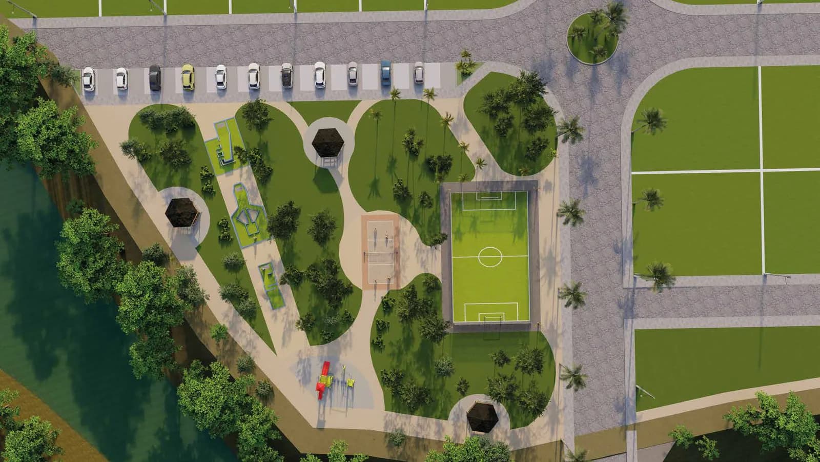 Parque acuático para niños