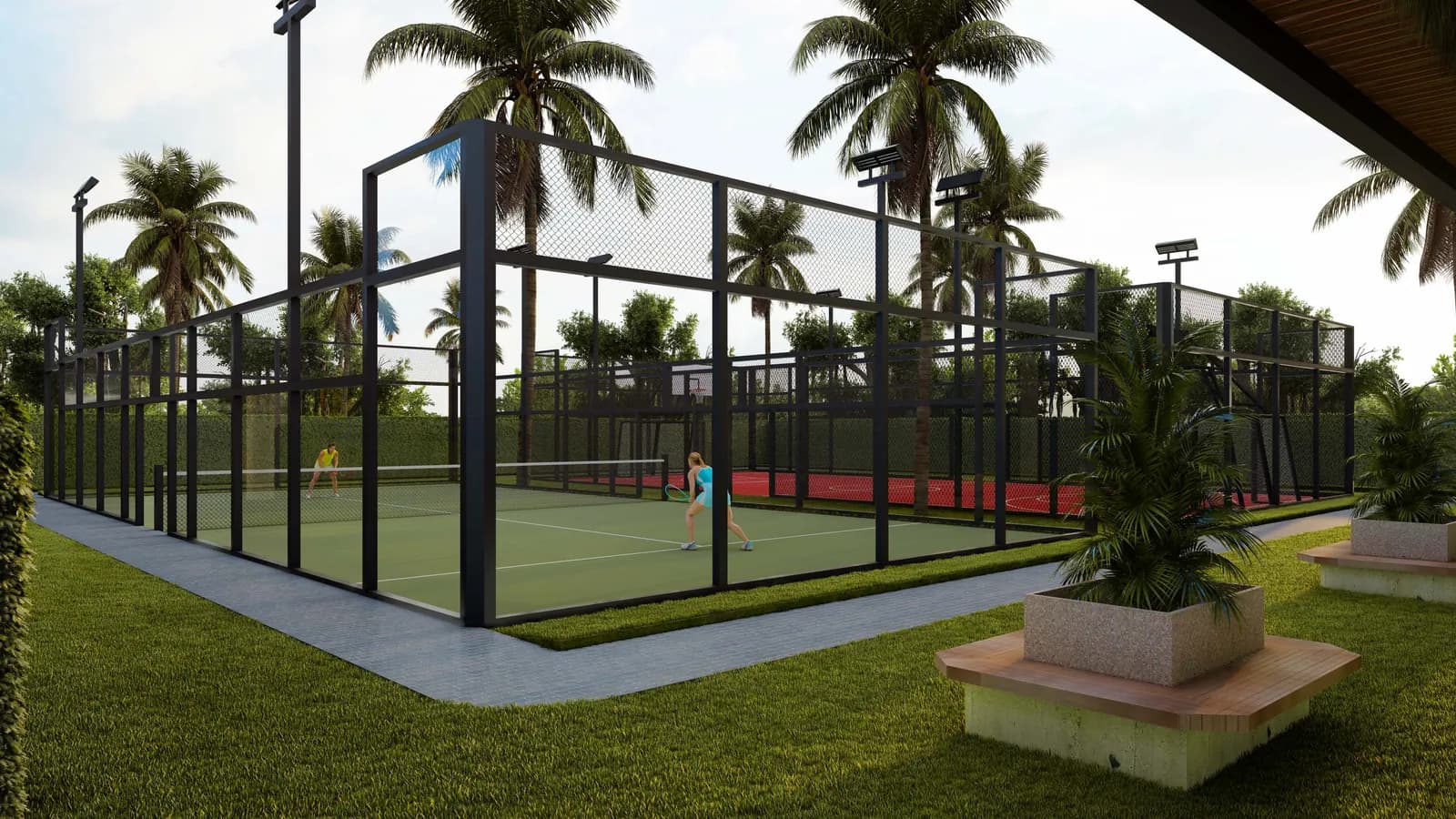 Cancha de pádel