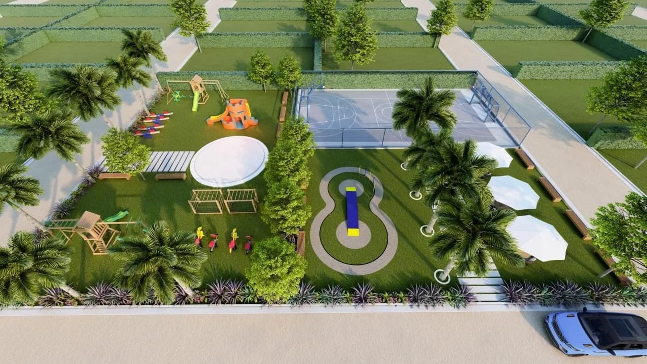 Parque infantil y cancha múltiple de El Nogal