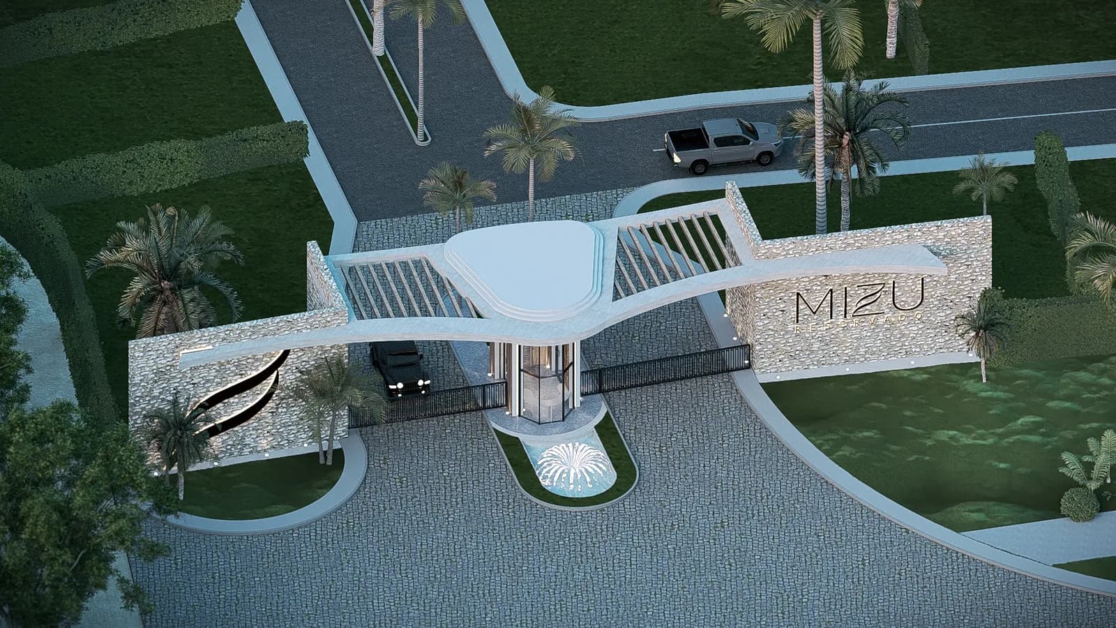 Fachada del condominio