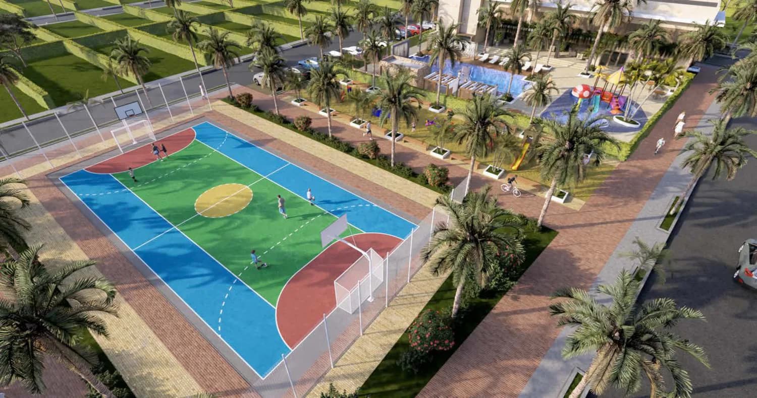 Cancha deportiva del condominio