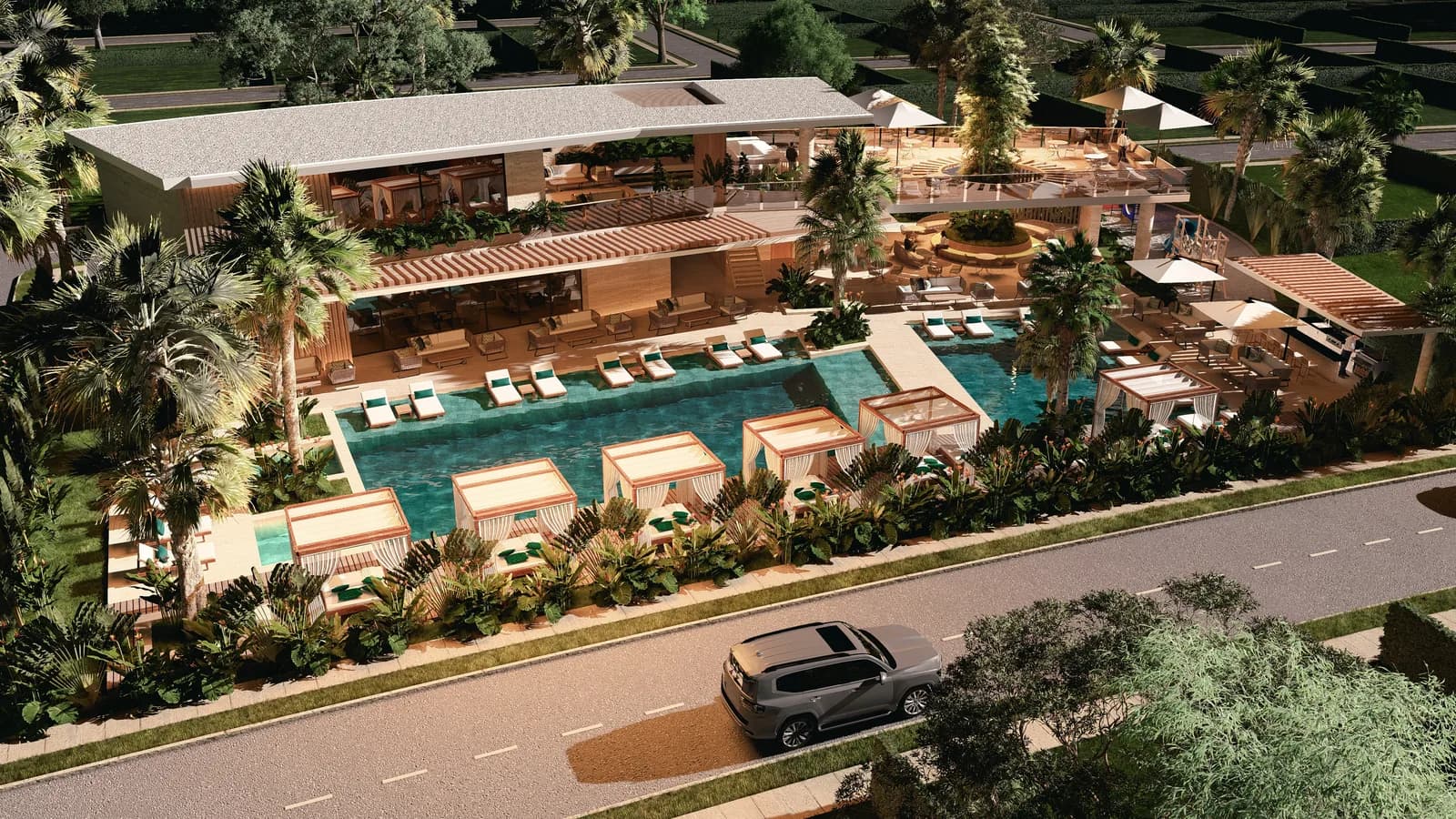 Owners Club con piscinas y rooftop
